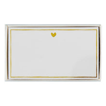 Load image into Gallery viewer, Gold Foil Place Cards - Heart
