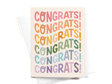 Load image into Gallery viewer, Congrats Wonky Type Greeting Card
