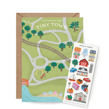 Load image into Gallery viewer, Sticker Scene Card - Tiny Town
