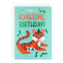 Load image into Gallery viewer, Birthday Tiger | Animal Birthday Card | Kids Greeting Card
