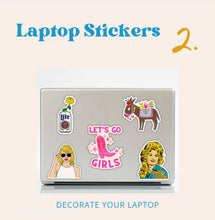 Load image into Gallery viewer, Let's Go Girls Pink Boot Sticker
