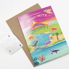 Load image into Gallery viewer, Sticker Scene Card - Dinosaur Birthday
