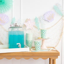 Load image into Gallery viewer, SEA1011 - Mermaid Tail Paper Party Cups - 12 oz
