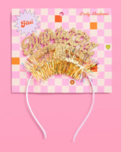 Load image into Gallery viewer, Golden Girl Birthday Headband - birthday party, accessory
