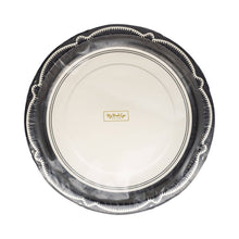 Load image into Gallery viewer, Black Bracket Edge Paper Plate
