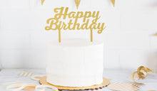 Load image into Gallery viewer, Basic Happy Birthday 
 Cake Topper
