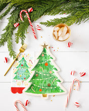 Load image into Gallery viewer, Watercolor Tree Shaped Paper Plate
