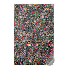 Load image into Gallery viewer, Meadow Black wrapping paper: Rolls of 3 sheets
