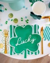 Load image into Gallery viewer, Clover Pattern Dinner Napkin
