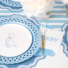 Load image into Gallery viewer, Blue Precious Baby Plaid Cocktail Napkins
