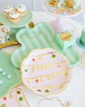 Load image into Gallery viewer, Shamrock Shaped Bamboo Tray
