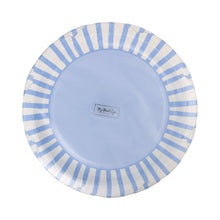 Load image into Gallery viewer, Blue Striped 9" Scallops
