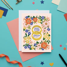 Load image into Gallery viewer, Here’s to Your Forever Wedding Card
