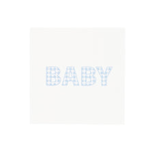 Load image into Gallery viewer, Blue Precious Baby Plaid Cocktail Napkins
