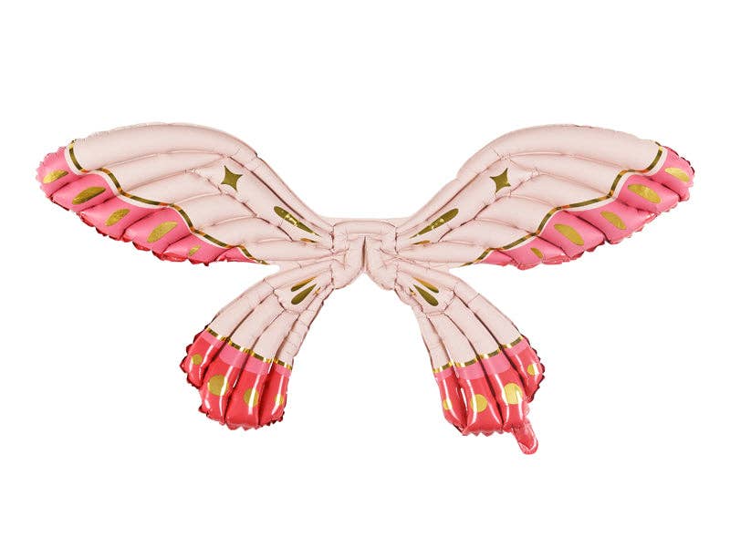 Butterfly Wings Foil Balloon - Matte Purple Wearable Accessory | 40x20 Inches: Pink