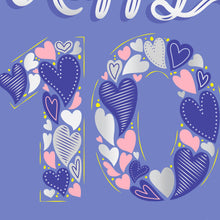 Load image into Gallery viewer, Happy 10 Years Card – Heartfelt Anniversary
