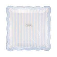 Load image into Gallery viewer, Blue Striped 10" Plate
