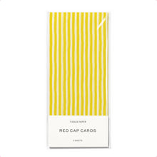 Load image into Gallery viewer, Yellow Stripe tissue paper: 5 Sheets
