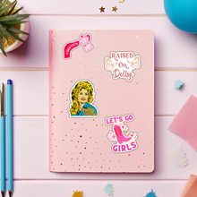 Load image into Gallery viewer, Let's Go Girls Pink Boot Sticker

