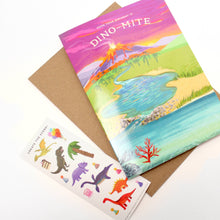 Load image into Gallery viewer, Sticker Scene Card - Dinosaur Birthday
