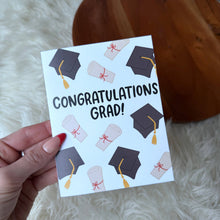 Load image into Gallery viewer, "Congratulations Grad!" Graduation Cap Diploma Card
