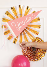 Load image into Gallery viewer, Gold and White Party Fan Set
