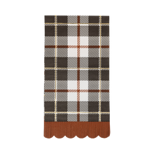 Load image into Gallery viewer, FAL1339 - Black Fall Plaid Dinner Napkin
