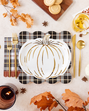Load image into Gallery viewer, FAL1342 - Cream Pumpkin Shaped Plate

