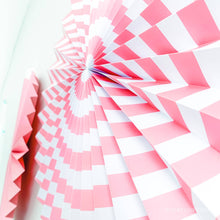Load image into Gallery viewer, Pink Paper Fan Set – Hanging Party Décor, Backdrops [6 Pack]
