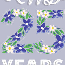 Load image into Gallery viewer, Happy 25 Years Card – Silver Anniversary
