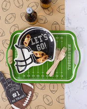 Load image into Gallery viewer, Football Kraft Table Runner
