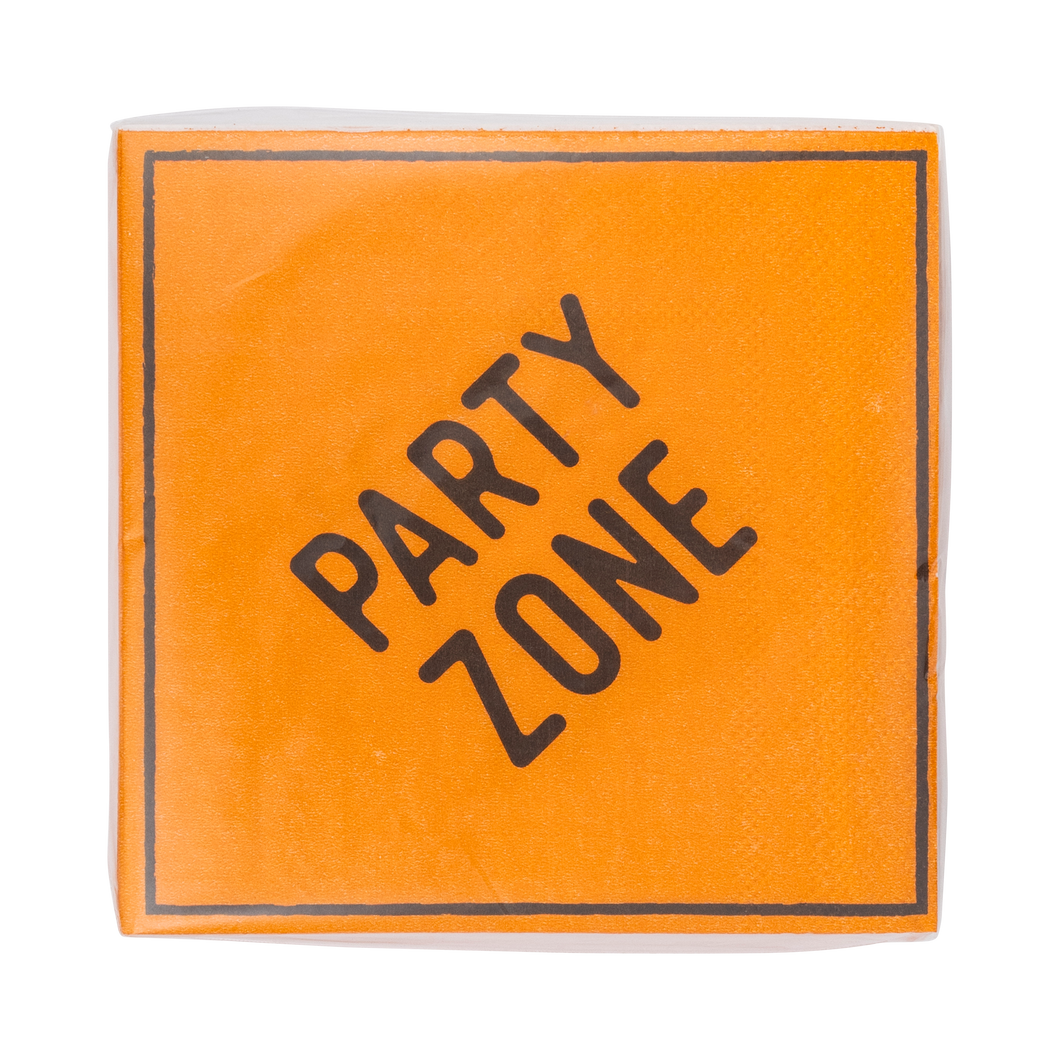 Party Zone Construction Napkins