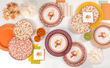 Load image into Gallery viewer, Marigold Yellow Basketweave Dinner Plates
