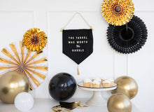 Load image into Gallery viewer, Gold and White Party Fan Set
