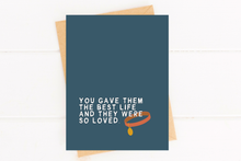 Load image into Gallery viewer, Sweet Pet Sympathy Card for Dog Loss Pet Parent Grief Card
