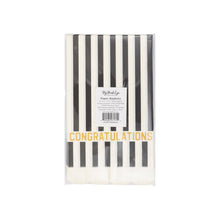 Load image into Gallery viewer, Congratulations Fringe Scalloped Paper Dinner Napkin

