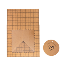 Load image into Gallery viewer, Made with Love Kraft Cookie Box
