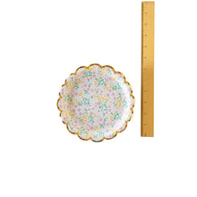 Load image into Gallery viewer, Ditsy Floral Round Scallop 7&quot; Plate
