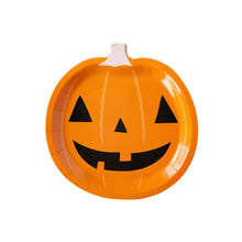 Load image into Gallery viewer, PUM1040 -  Hey Pumpkin Pumpkin Shaped Paper Plate
