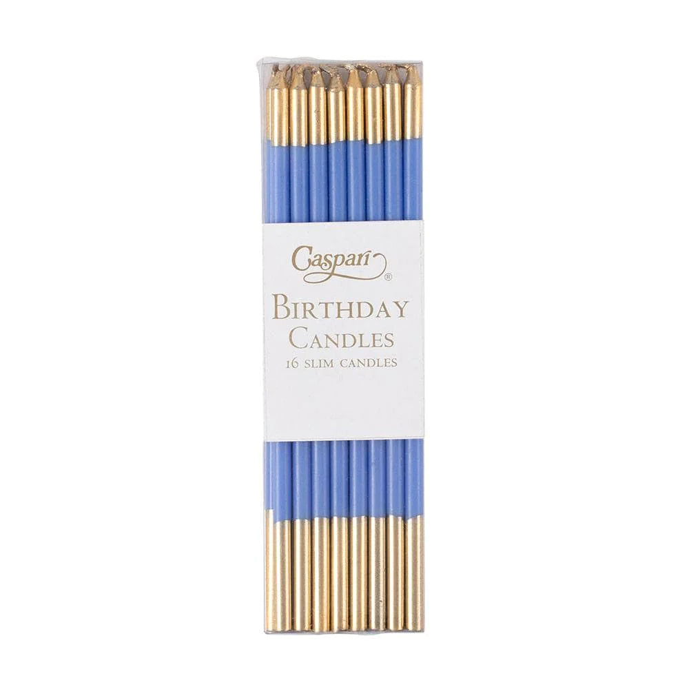 Blue and Gold Candles