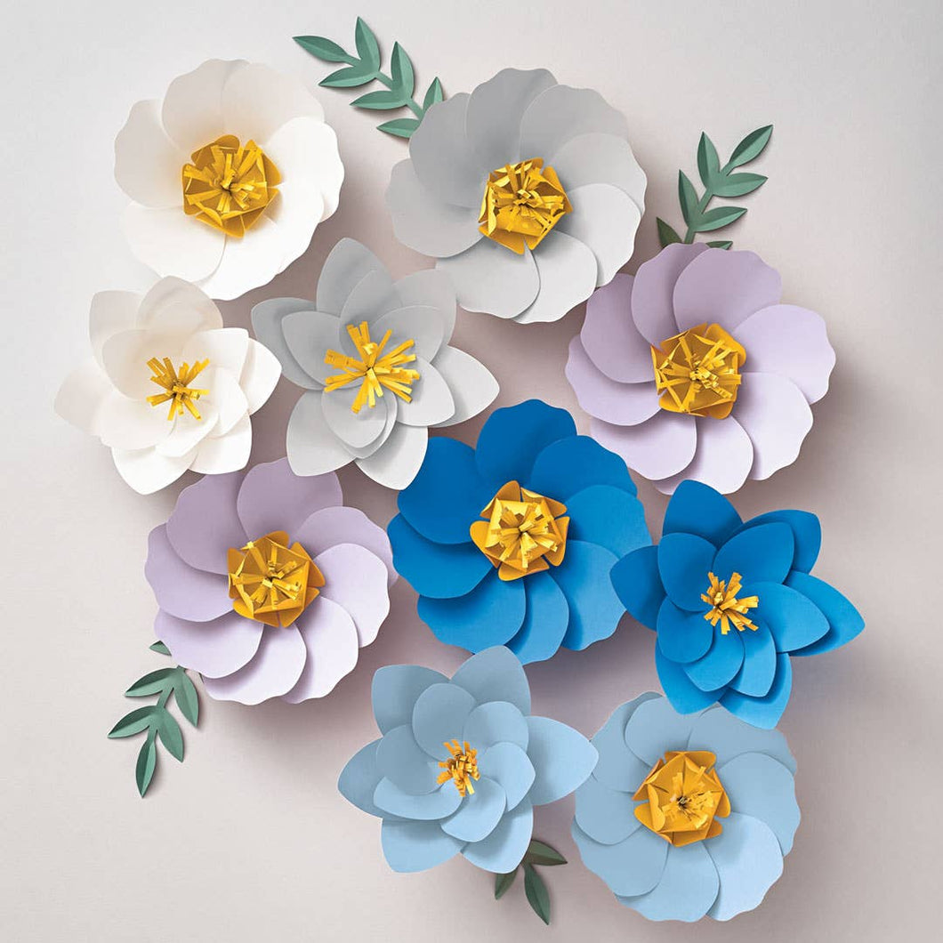 Blue Ombre Small Blooms Kit