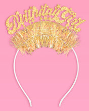 Load image into Gallery viewer, Golden Girl Birthday Headband - birthday party, accessory

