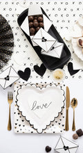 Load image into Gallery viewer, XOX1040 - Scalloped Heart Paper Plate
