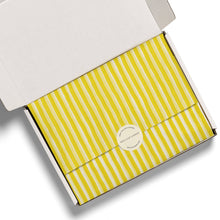 Load image into Gallery viewer, Yellow Stripe tissue paper: 5 Sheets

