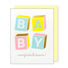 Load image into Gallery viewer, Baby Blocks Card
