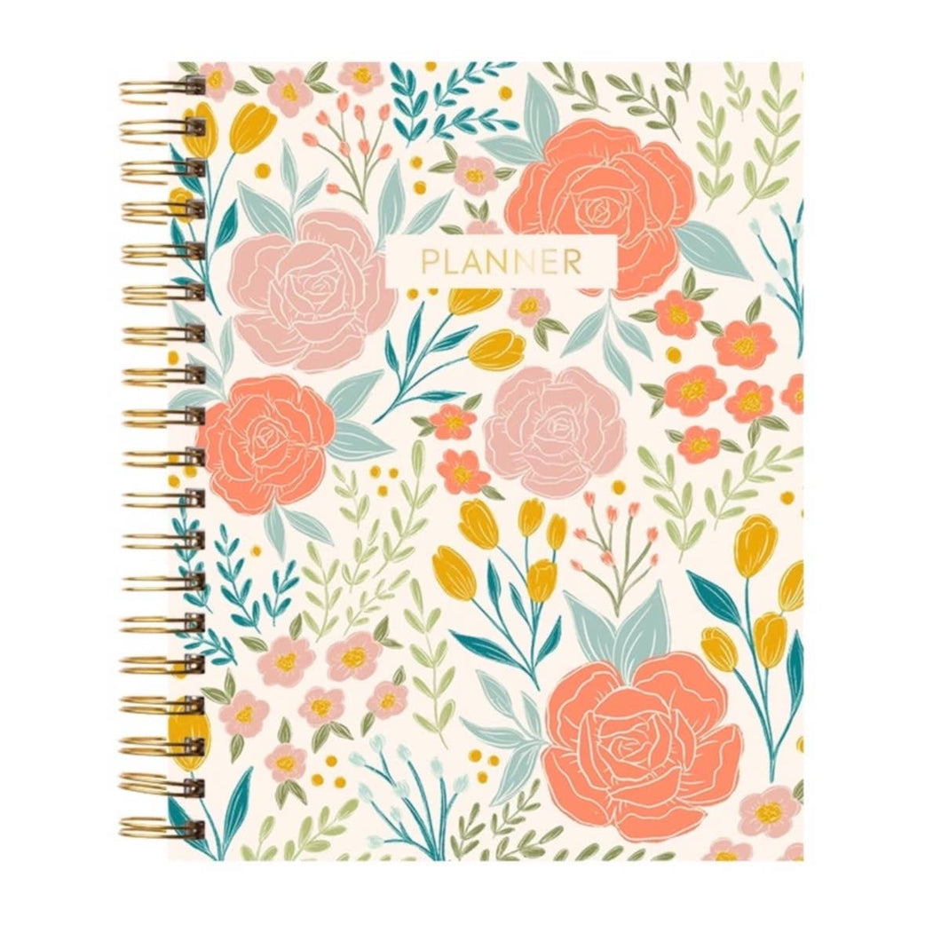 Peonies and Tulip Undated Planner: 8.5x11