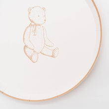 Load image into Gallery viewer, Beige Precious Baby Bear Dessert Plates
