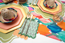 Load image into Gallery viewer, SPR23-CN2- Green Ombre Scallop Beverage Napkins
