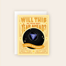 Load image into Gallery viewer, Magic 8-Ball Birthday Card – Signs Point to Yes
