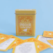 Load image into Gallery viewer, Indoor Busy Ideas Cards Deck of Cards/Storage Tin
